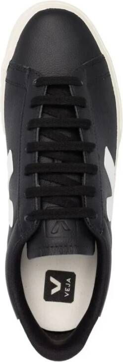 Veja Eco Leren Sneakers Black Dames