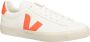 Veja Leren Logo Sneakers Vetersluiting Ronde Neus White - Thumbnail 18