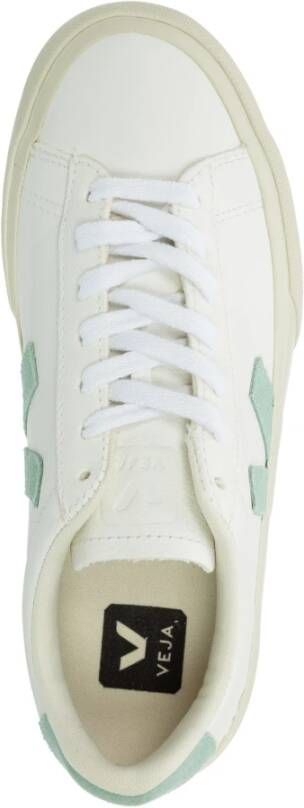 Veja Eenvoudige Vetersluiting Sneakers Wit Dames