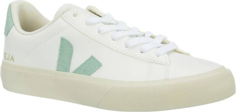 Veja Eenvoudige Vetersluiting Sneakers Wit Dames