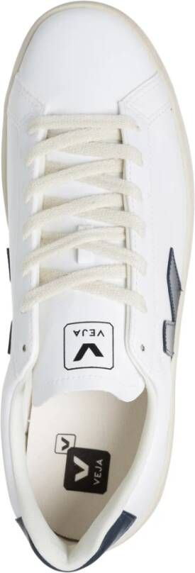 Veja Effen Vetersluiting Sneakers Wit Heren