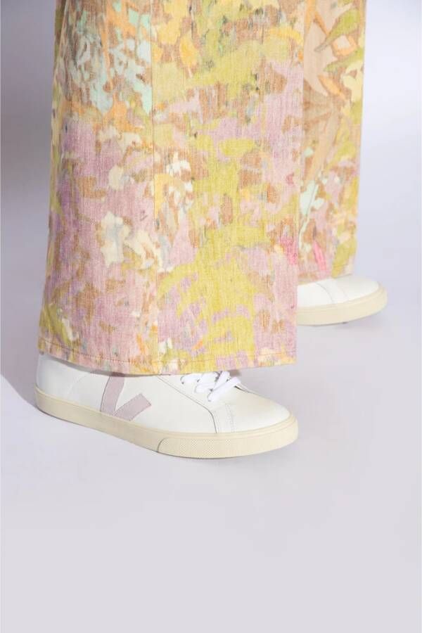 Veja Esplar Logo Leather sneakers White Dames