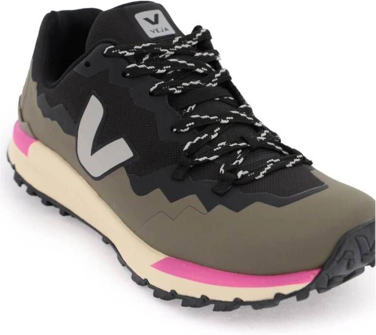 Veja Trek-Shell Sneakers Zwart Grijs Kaki Multicolor Dames