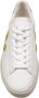 Veja Gecoate Katoenen Sneakers Wit Limoengroen White - Thumbnail 15