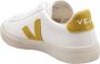 Veja Gecoate Katoenen Sneakers Wit Limoengroen White - Thumbnail 16