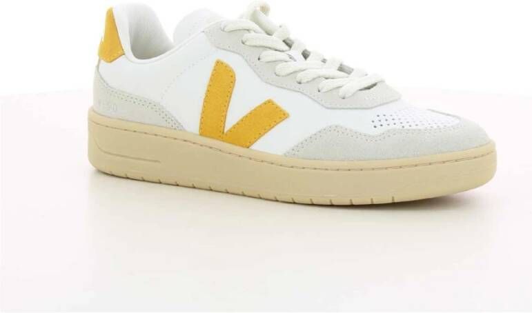 Veja Gele Damesschoenen V-90 White Dames