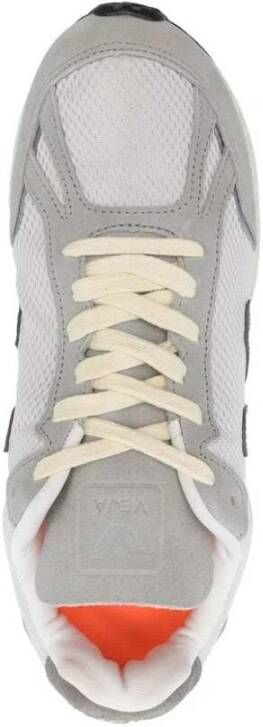 Veja Grijze Mesh Sneaker met Branded Details Gray Heren