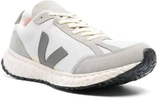 Veja Grijze Mesh Sneaker met Branded Details Gray Heren