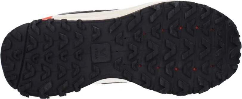Veja Grijze Stoffen Sneakers Street Style