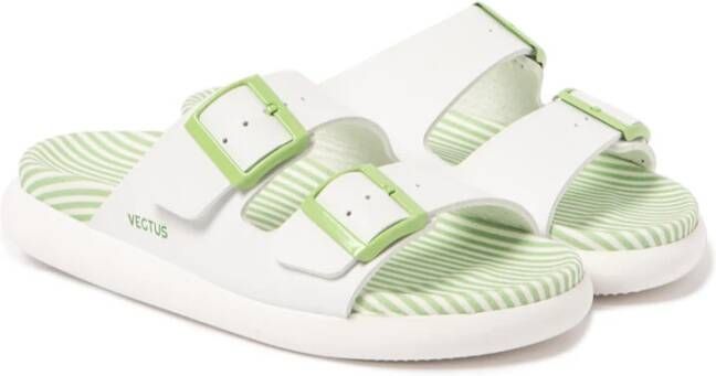 Veja Groene Cactus Strepen Sandalen Multicolor Dames