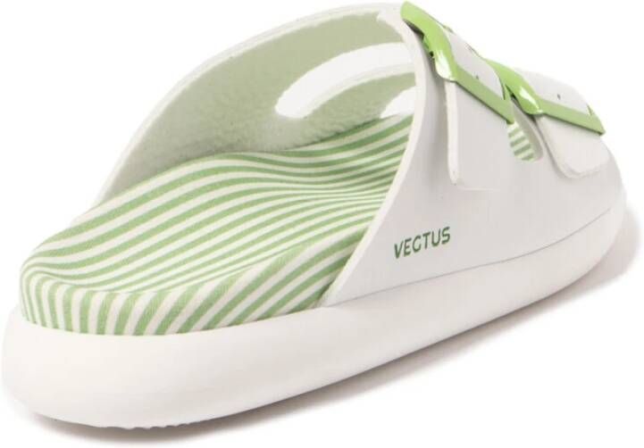 Veja Groene Cactus Strepen Sandalen Multicolor Dames