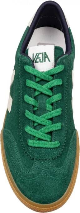 Veja Groene Suède Volley Sneakers Green Heren