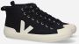 Veja Nova hoge sneakers in zwart biologisch katoen Black - Thumbnail 4