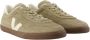 Veja Khaki Leren Sneakers met Suède Details - Thumbnail 2