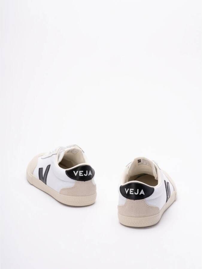 Veja Klassieke Sneakers in Wit en Zwart Multicolor Dames