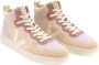 Veja Sneakers Dames Hoge sneakers Damesschoenen Suède V15 suede Beige combi - Thumbnail 8