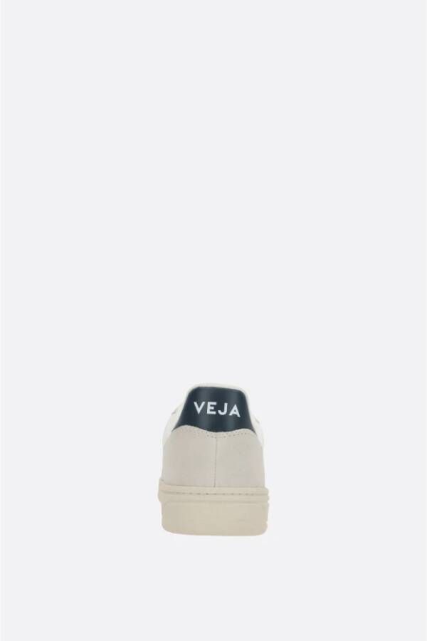 Veja Lage B-Mesh Sneakers met Suede Inzetstukken White Heren