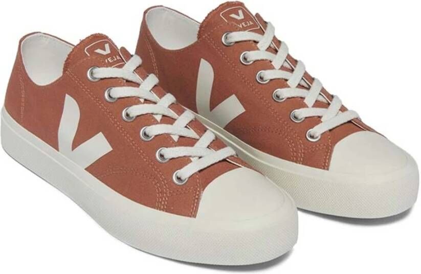 Veja Lage Canvas Sneakers Brown Dames