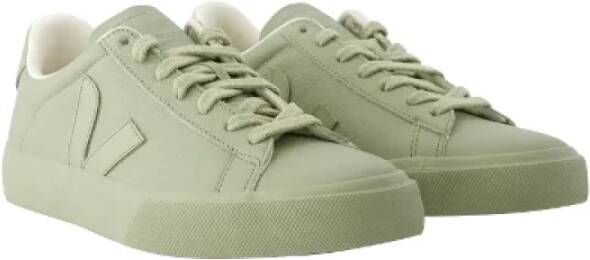 Veja Leather sneakers Green Dames