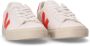 Veja Leren Logo Sneakers Vetersluiting Ronde Neus White - Thumbnail 30