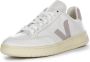 Veja Witte Leren Sneakers Ronde Neus Logo White Heren - Thumbnail 3
