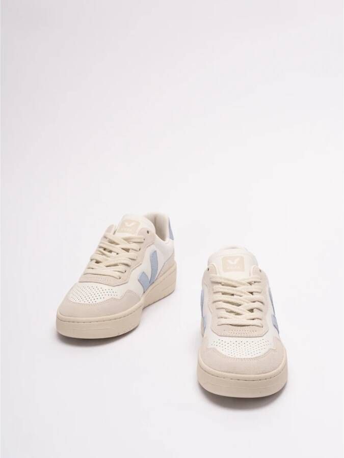 Veja Leren Sneakers Extra White Steel Wit Dames