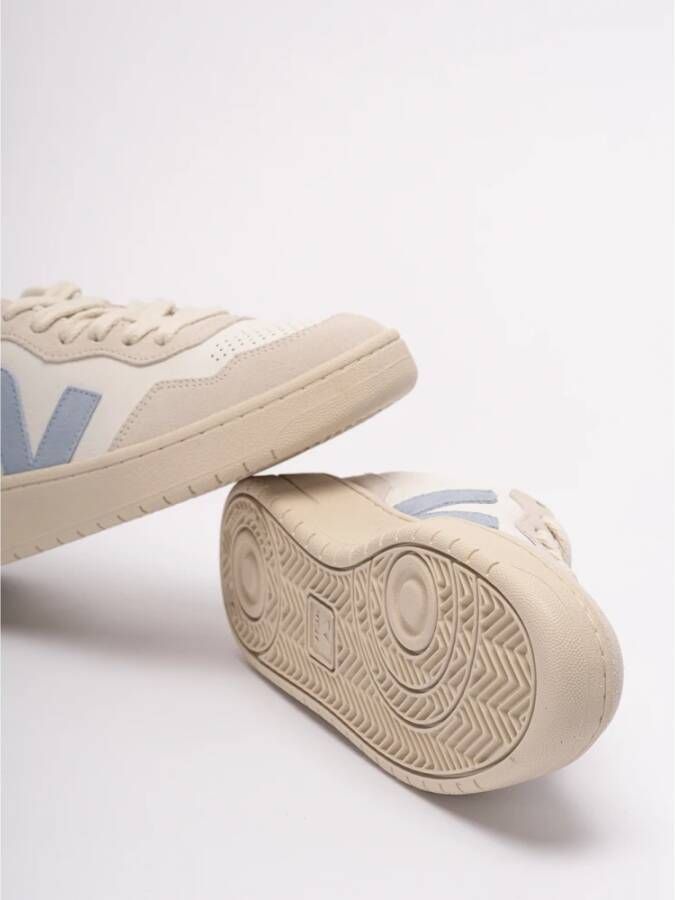 Veja Leren Sneakers Extra White Steel Wit Dames