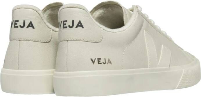Veja Leren Sneakers Gray Dames