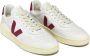 Veja Traced Leather Sneakers in Extra White Marsala White - Thumbnail 8