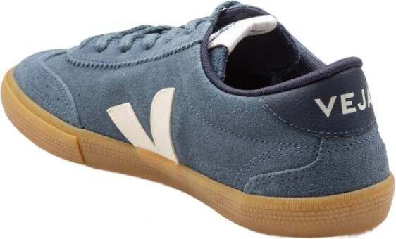 Veja Lichtblauwe Suède Sneakers