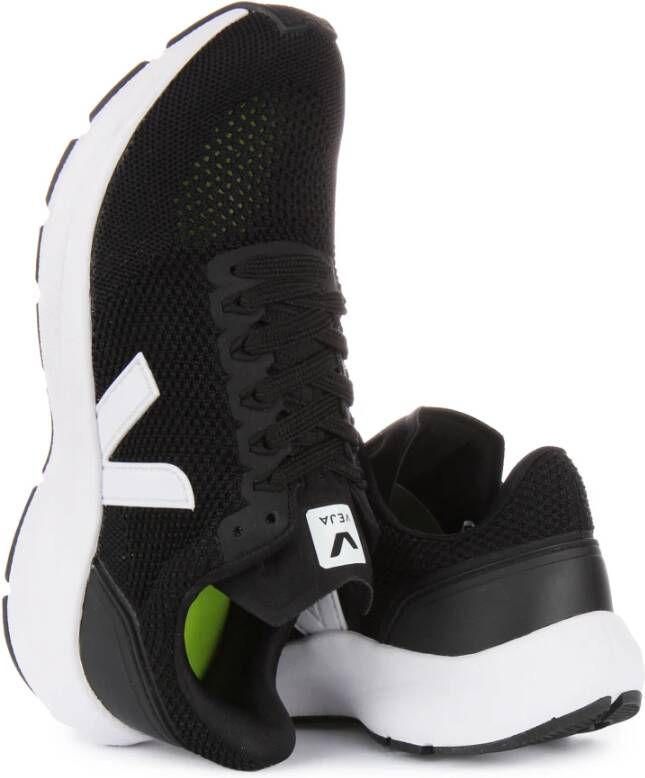 Veja Marlin V-Knit Zwart Wit Sneakers Black Heren