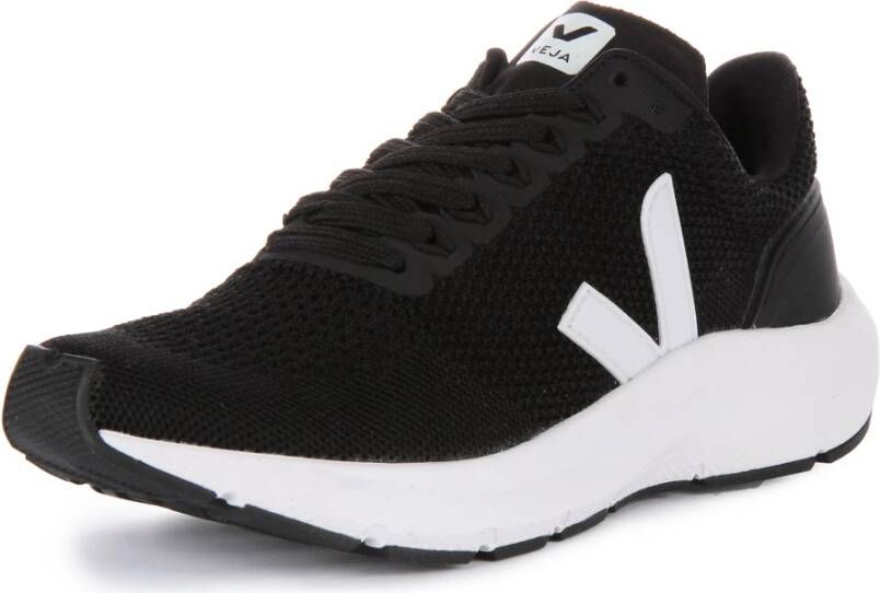 Veja Marlin V-Knit Zwart Wit Sneakers Black Heren