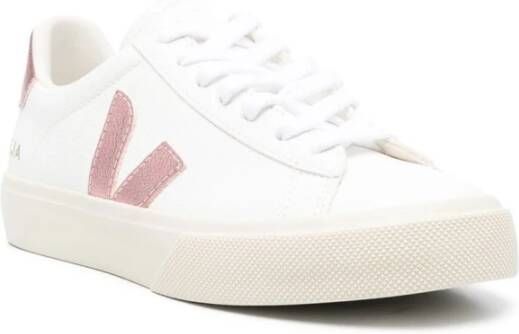 Veja Metallic Low-Top Sneakers White Dames