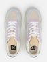 Veja Multicolor Suède Leren Sneakers voor Vrouwen Multicolor Dames - Thumbnail 8