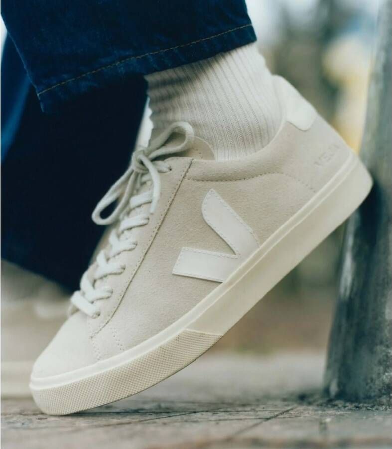 Veja Natuurlijk Wit Campo Sneakers White Dames