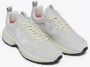 Veja Grijze Leren Sneakers Ronde Neus Vetersluiting Gray Dames - Thumbnail 9