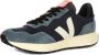 Veja Navy White Suède Mesh Sneakers Mannen - Thumbnail 2