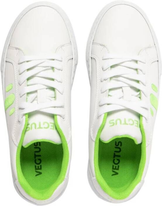 Veja Neon Green Takla Sneakers Vrouw White Dames
