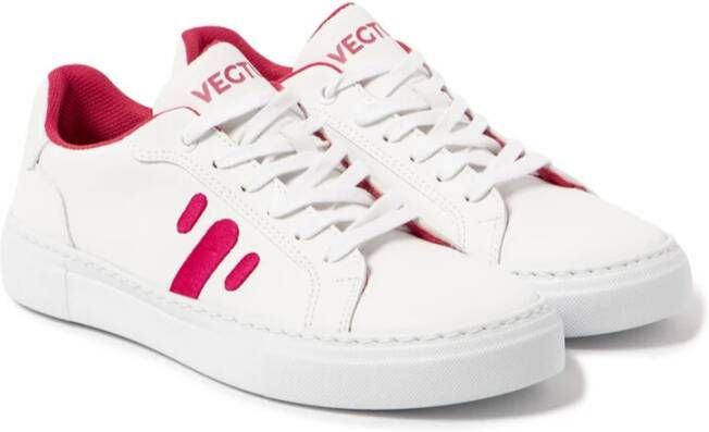 Veja Neon Street Style Sneakers Vrouw Magenta White Dames