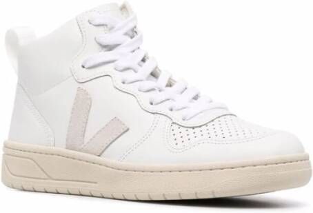 Veja Off-White High-Top Sneakers White Heren