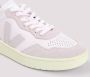Veja Witte Leren Sneakers Stijlvol Comfort Purple Dames - Thumbnail 12