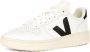 Veja Prime Leer Wit Zwart Dames Sneakers - Thumbnail 2