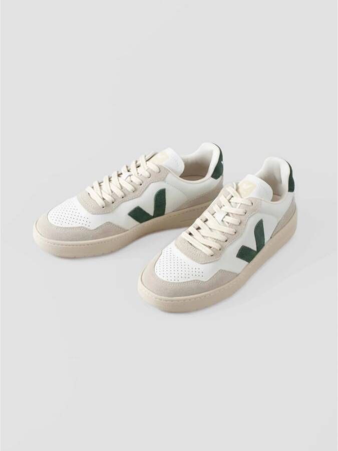 Veja Retro Leren Sneakers White Heren
