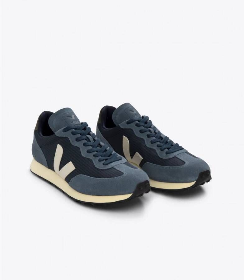 Veja Nautische Stijl Sneakers Rio Branco Ripstop Blauw Heren