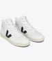 Veja Extra Wit Zwart Leren Sneakers Wit Dames - Thumbnail 3