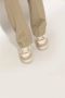 Veja V-10 Chromefree Leather Sneakers Wit Platine Vx0502935 White - Thumbnail 10