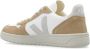 Veja V-10 Chromefree Leather Sneakers Wit Platine Vx0502935 White - Thumbnail 13