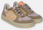 Veja V-10 Suede Multico Peach Sneakers Multicolor Dames - Thumbnail 14