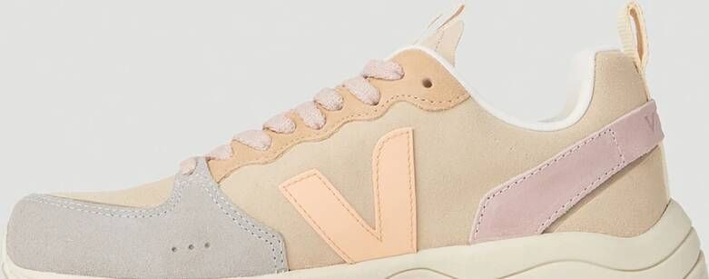 Veja Stijlvolle Venturi Suede Sneakers Beige Dames