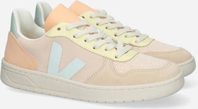 Veja Dames Sneakers V-10 Suede Sable Beige Dames